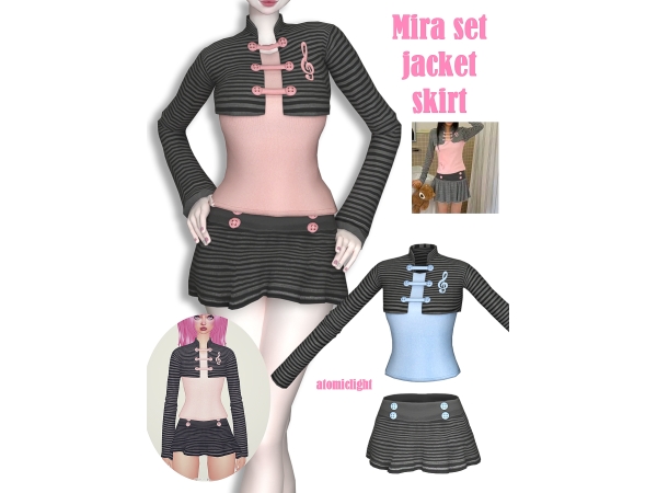 Maxis Match Mira outfit - The Sims 4 Custom Content