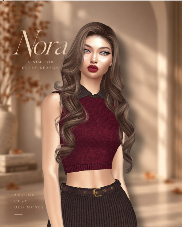 Alpha Nora 8 Outfits by yolimi - The Sims 4 Custom Content
