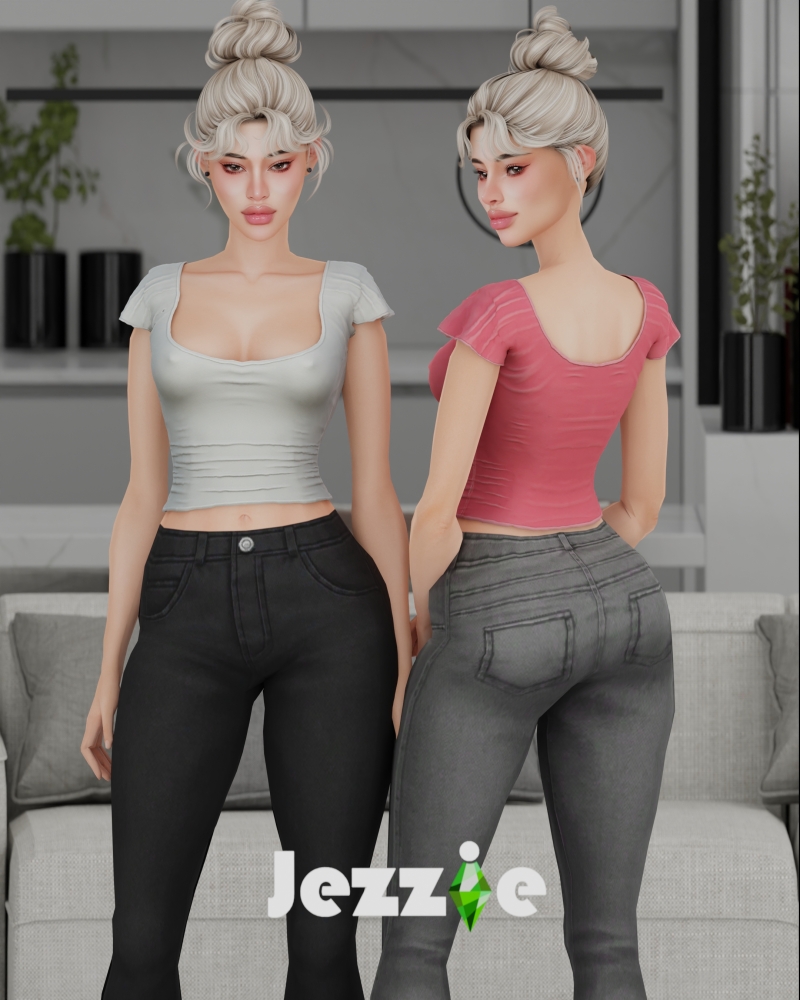 Alpha JEZZIETS4 VONNY TOP by jezziets4 - The Sims 4 Custom Content