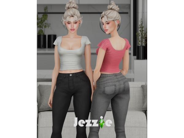 Alpha JEZZIETS4 VONNY TOP - The Sims 4 Custom Content