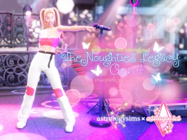 Mix Noughties Legacy Gen 4 Posepack - The Sims 4 Custom Content