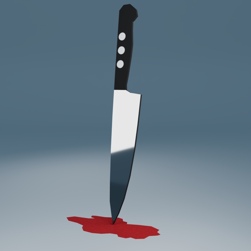 Alpha Knife mirror by shiroblack - The Sims 4 Custom Content