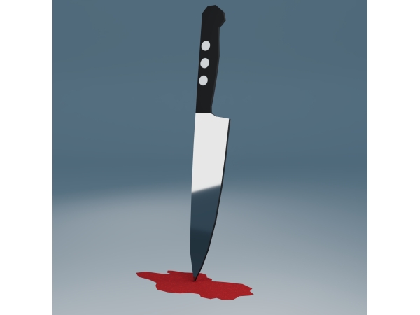 Alpha Knife mirror - The Sims 4 Custom Content