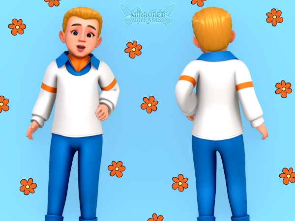 Mix Fred's Outfit - The Sims 4 Custom Content