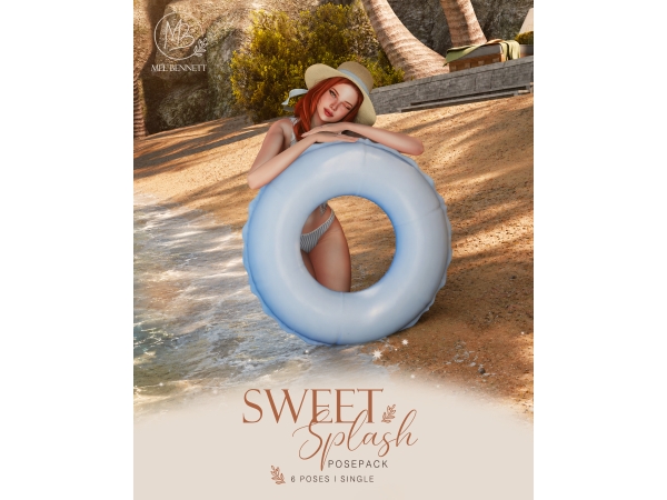 Mix Sweet Splash Acc and Posepack - The Sims 4 Custom Content