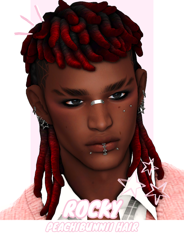 Maxis Match Rocky Hair by simsfinds - The Sims 4 Custom Content