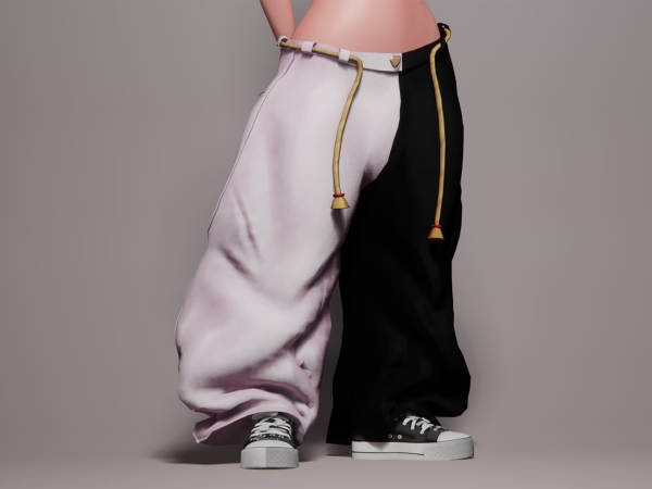 Alpha Ghost Sweat Pants - The Sims 4 Custom Content