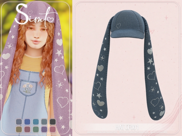 Alpha Hat CF001 - The Sims 4 Custom Content
