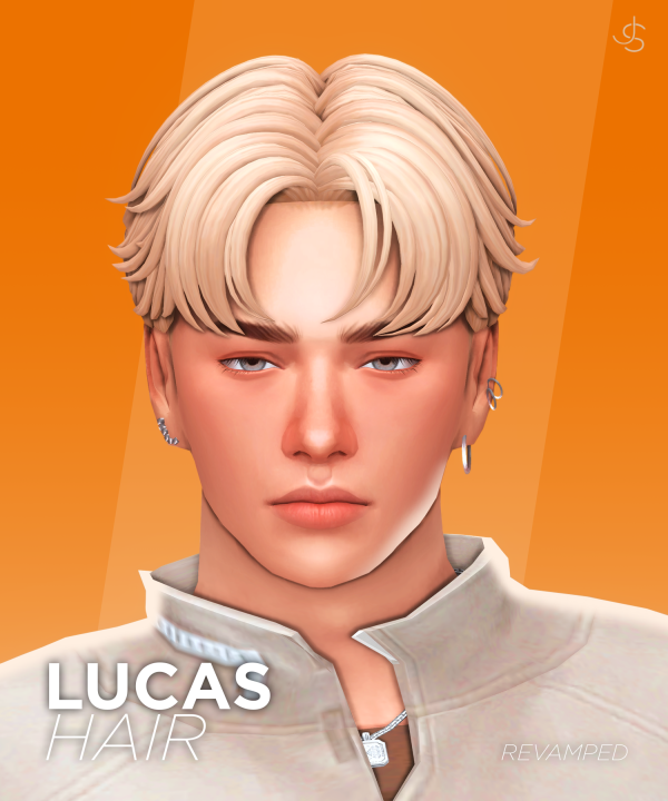 Maxis Match Lucas Hair by simsfinds - The Sims 4 Custom Content