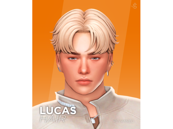 Maxis Match Lucas Hair by johnnysims - The Sims 4 Custom Content