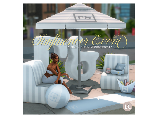 Maxis Match LC x Ashley Plays Simfluencer Event Pack - The Sims 4 Custom Content