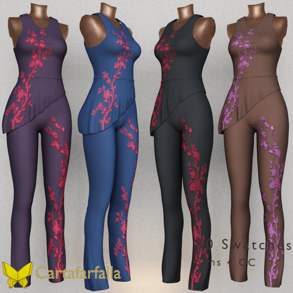 Alpha Cartafarfalla VÉRISSA by cartafarfalla - The Sims 4 Custom Content