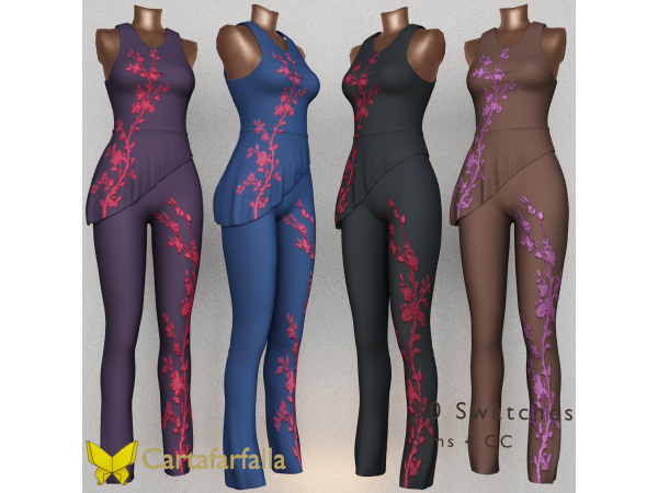 Alpha Cartafarfalla VÉRISSA - The Sims 4 Custom Content