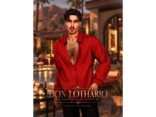 Alpha Don Lothario (Sim Download) - The Sims 4 Custom Content