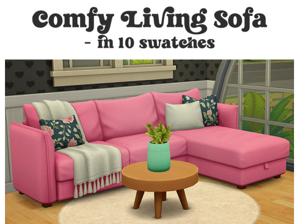 Maxis Match [ ] Comfy living sofa cherie by lina - The Sims 4 Custom Content
