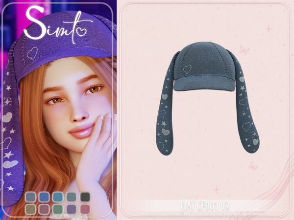 Alpha Hat CF001 V2 - The Sims 4 Custom Content