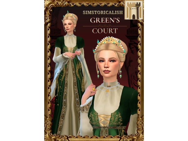 Mix The Green's vs The Black's Collection by simstoricalish - The Sims 4 Custom Content