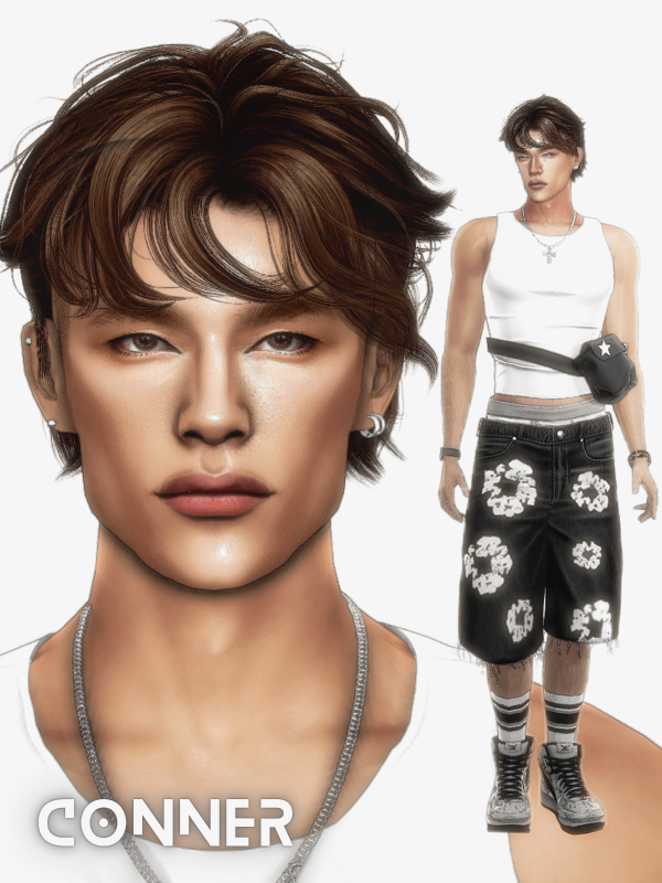 Alpha CONNER by simsfinds - The Sims 4 Custom Content