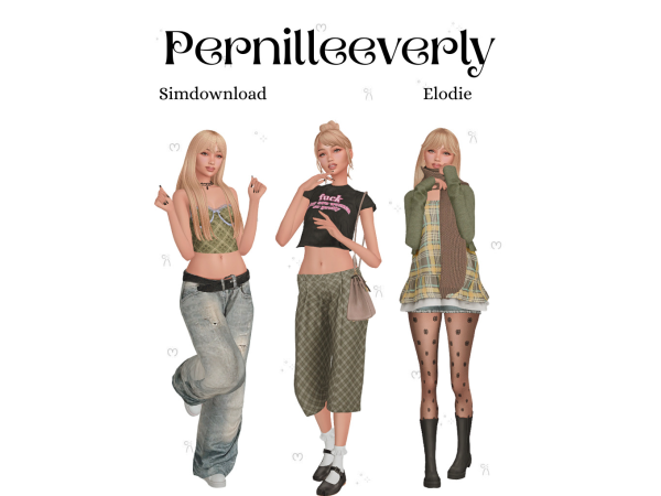 Maxis Match Rhea by pernilleeverly - The Sims 4 Custom Content
