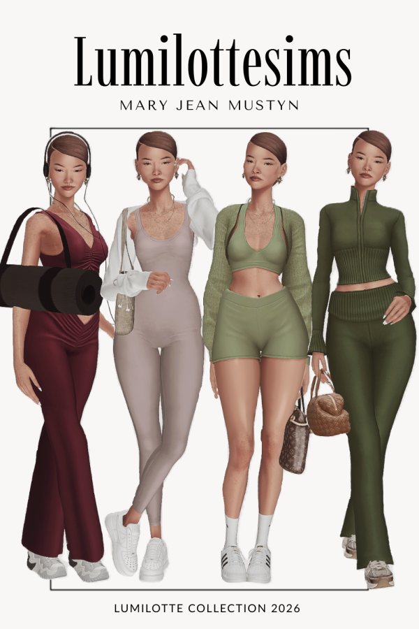 Maxis Match gym lookbook by simsfinds - The Sims 4 Custom Content