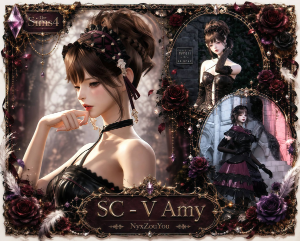 Alpha SC V Amy by simsfinds - The Sims 4 Custom Content