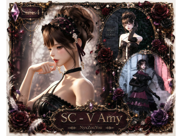 Alpha SC V Amy by NyxZouYou - The Sims 4 Custom Content