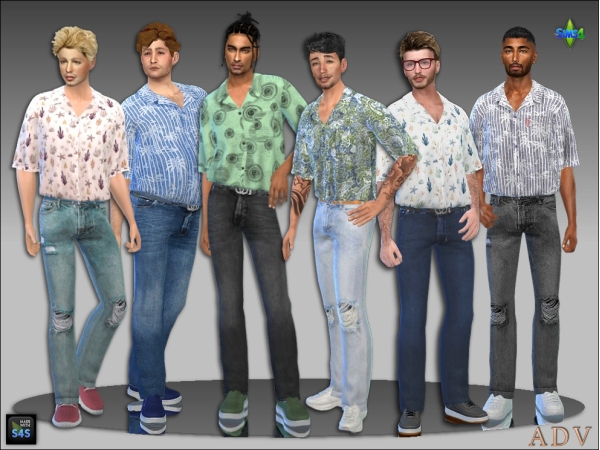 Alpha Outfit for adults - The Sims 4 Custom Content