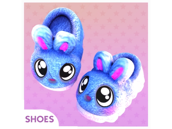 Maxis Match Infant Bunny Slippers - The Sims 4 Custom Content