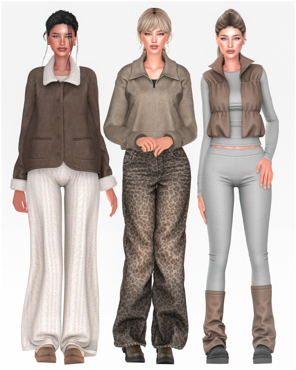 Alpha Autumn Air Set by simsfinds - The Sims 4 Custom Content