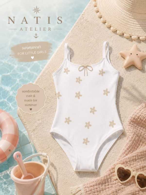 Maxis Match NatisAtelier_GoldenDaisy_KidsSwimsuitpackage by simsfinds - The Sims 4 Custom Content