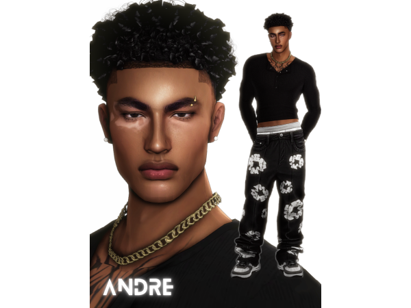 Alpha ANDRE by mouseemickey22 - The Sims 4 Custom Content