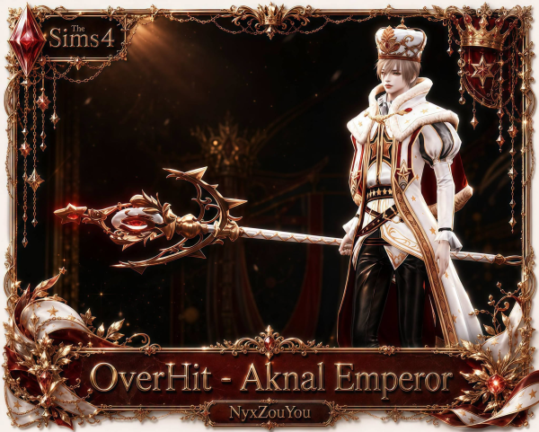 Alpha OverHit Aknal Emperor by simsfinds - The Sims 4 Custom Content