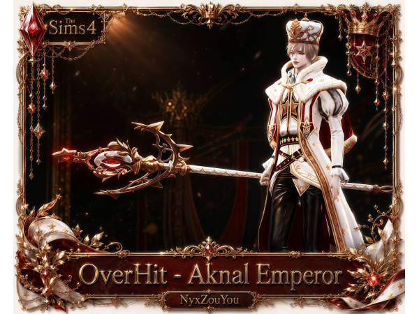 Alpha OverHit Aknal Emperor by NyxZouYou - The Sims 4 Custom Content