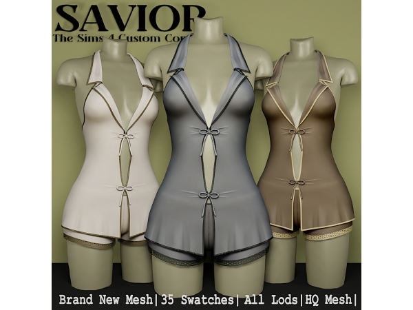 Alpha Svr_Tianisa Outfit Elegant - The Sims 4 Custom Content