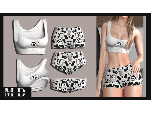 Alpha NEW Lusia sleep set - The Sims 4 Custom Content