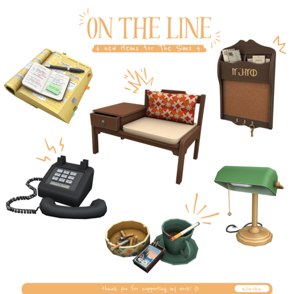 Maxis Match On the Line by simsfinds - The Sims 4 Custom Content