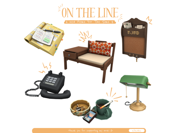 Maxis Match On the Line by aliaskats4 - The Sims 4 Custom Content