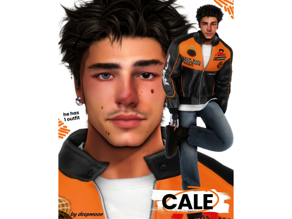 Alpha Cale by deepmoon - The Sims 4 Custom Content