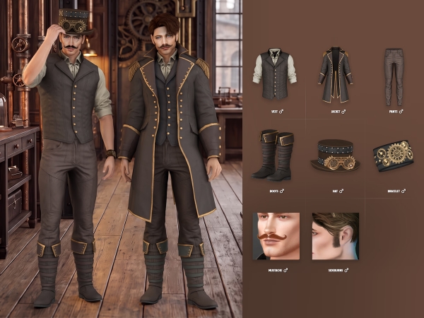 Alpha Silas Lookbook - The Sims 4 Custom Content