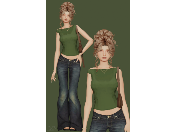 Alpha Paige look by wallsav - The Sims 4 Custom Content