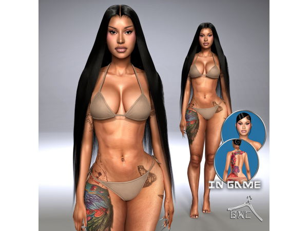 Alpha CARDI B SKIN SIM OUT NOW by Baddiexsimmer - The Sims 4 Custom Content