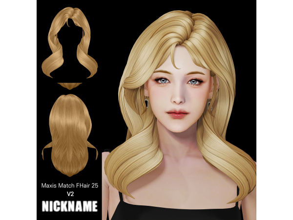 Maxis Match F025 V1 by nickname_sims4 - The Sims 4 Custom Content