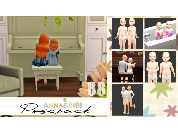Mix Posepack_088 [AnnaBibi] - The Sims 4 Custom Content