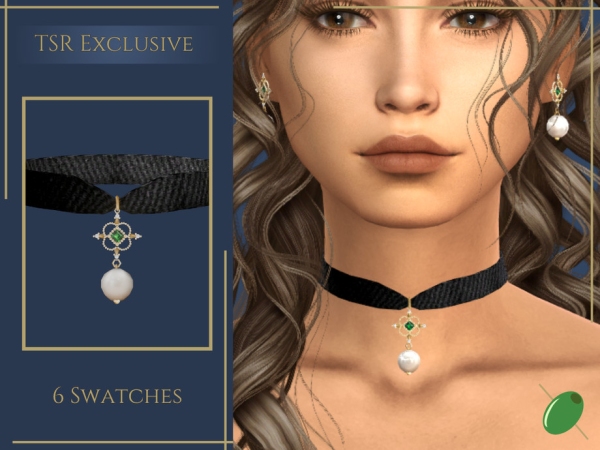 Alpha Edwarda Choker - The Sims 4 Custom Content