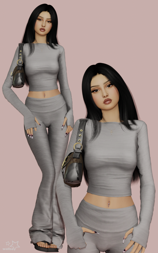Alpha Lola look by simsfinds - The Sims 4 Custom Content