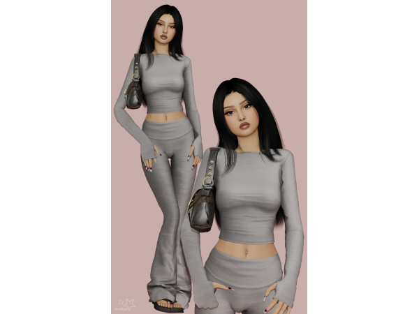 Alpha Lola look by wallsav - The Sims 4 Custom Content