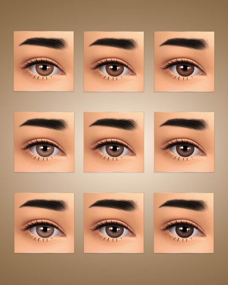 Maxis Match Zahra Eye Set HQ by carolldesign - The Sims 4 Custom Content