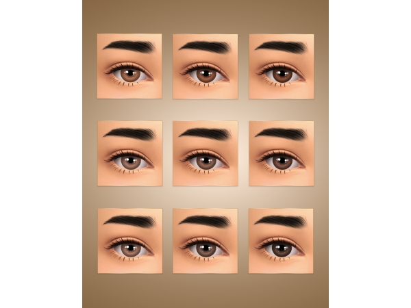 Maxis Match Zahra Eye Set HQ - The Sims 4 Custom Content