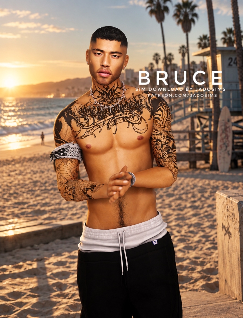 Alpha Bruce (Sim Download) by shopwithflynnn - The Sims 4 Custom Content