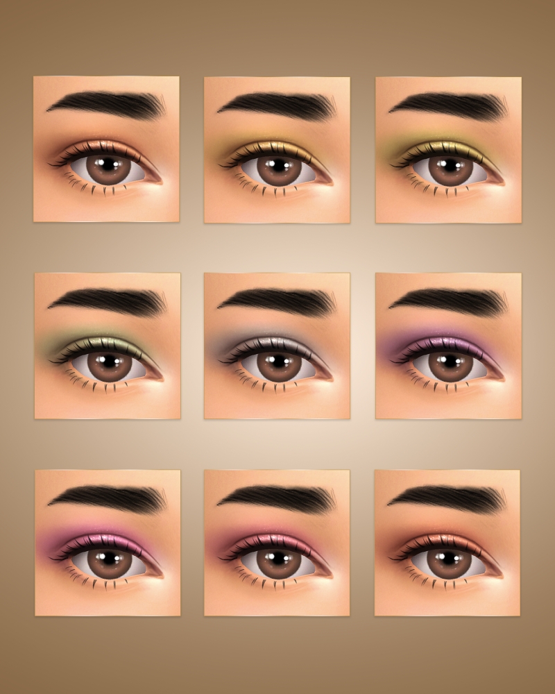 Maxis Match Zahra Eyeshadow HQ by carolldesign - The Sims 4 Custom Content